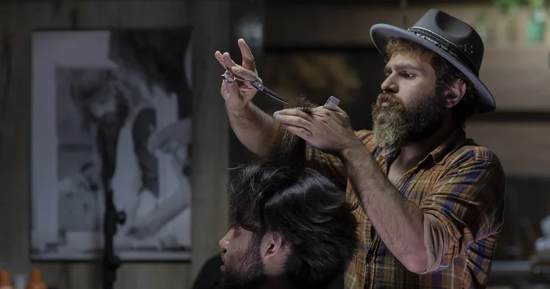 L'autre sens du mot : la signalétique d'un salon de coiffure ou d'esthétique